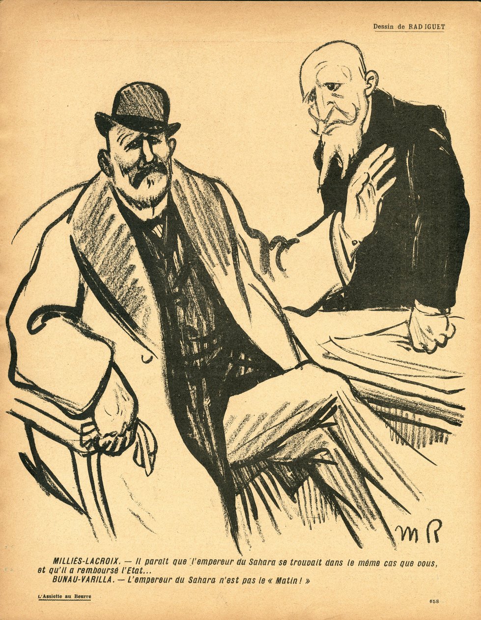 The Butter Plate, nummer 353, Satirical in Colors av Maurice Radiguet