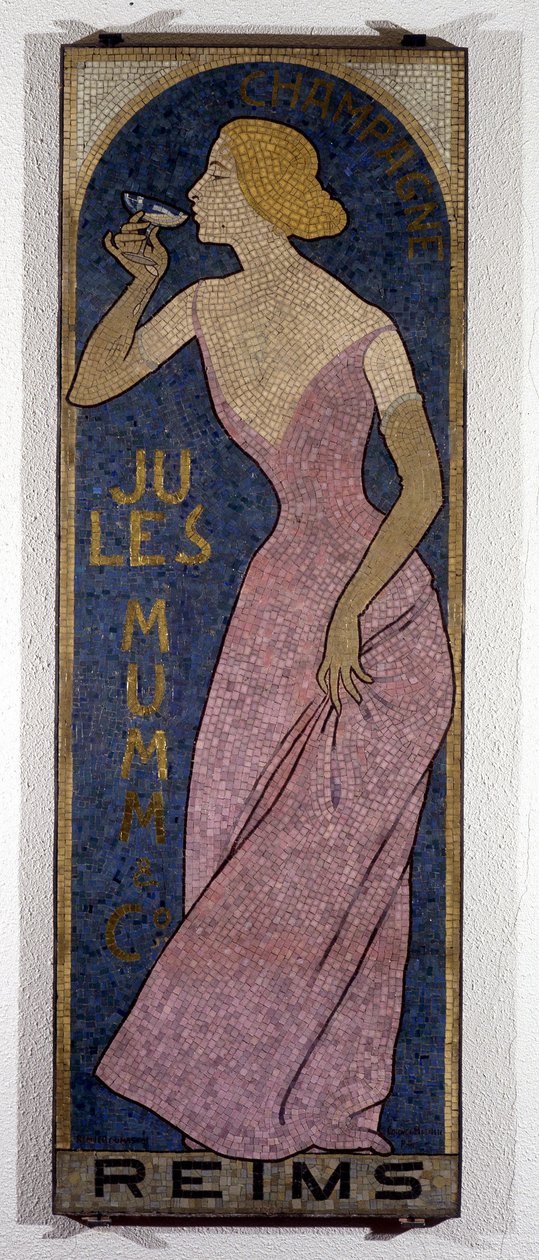 Reklameplakat for champagne Mumm, av Realier-Dumas av Maurice Realier Dumas