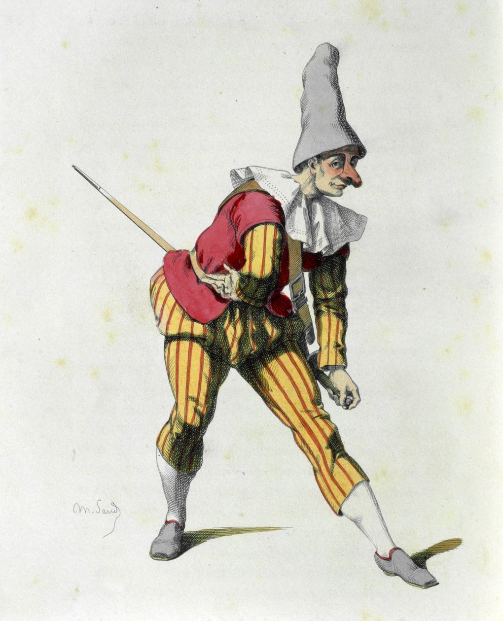 Brighella (etsing) av Maurice Sand