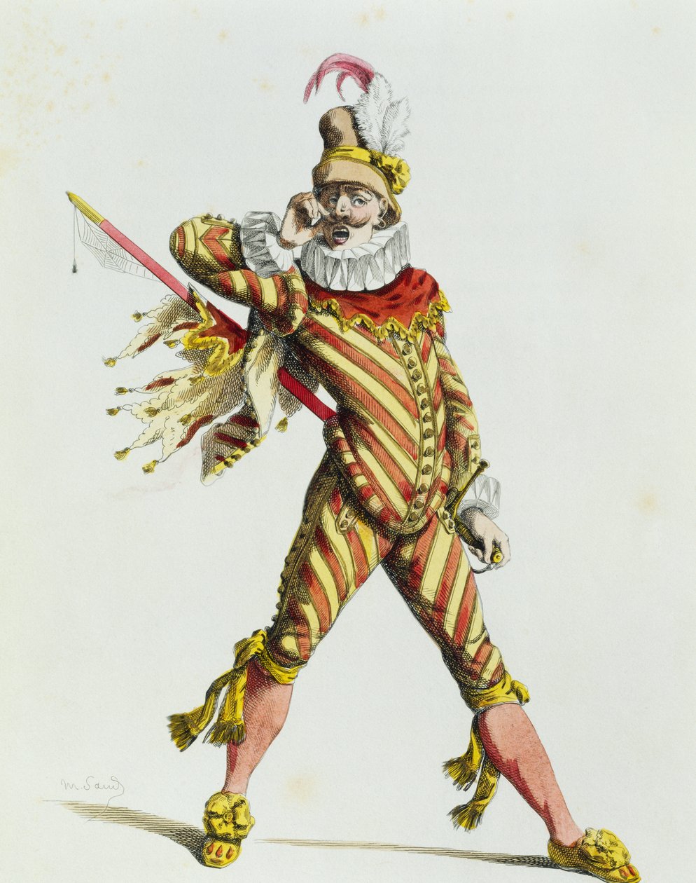 Capitan Spaventa i 1577, av Maurice Sand (1823-1889) av Maurice Sand