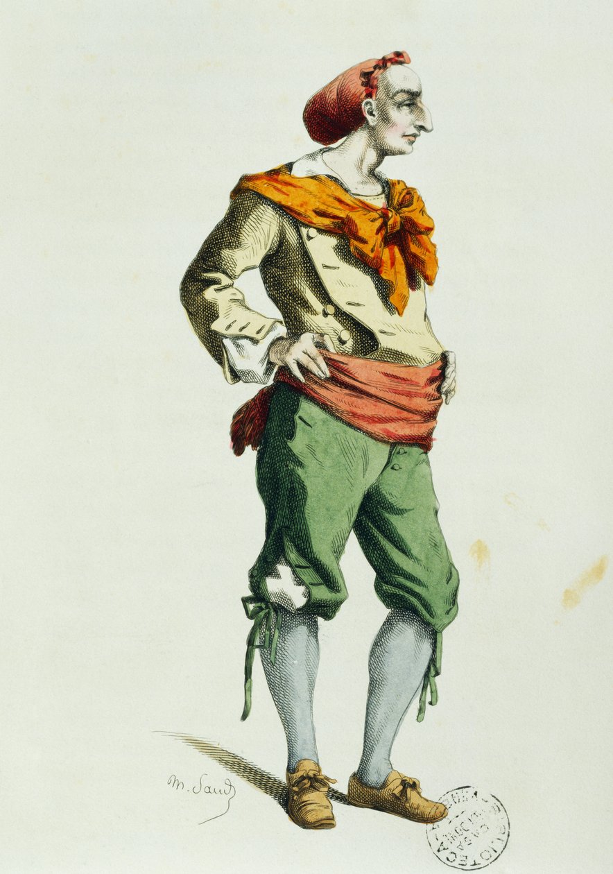 Meo Patacca i 1800, av Maurice Sand (1823-1889) av Maurice Sand