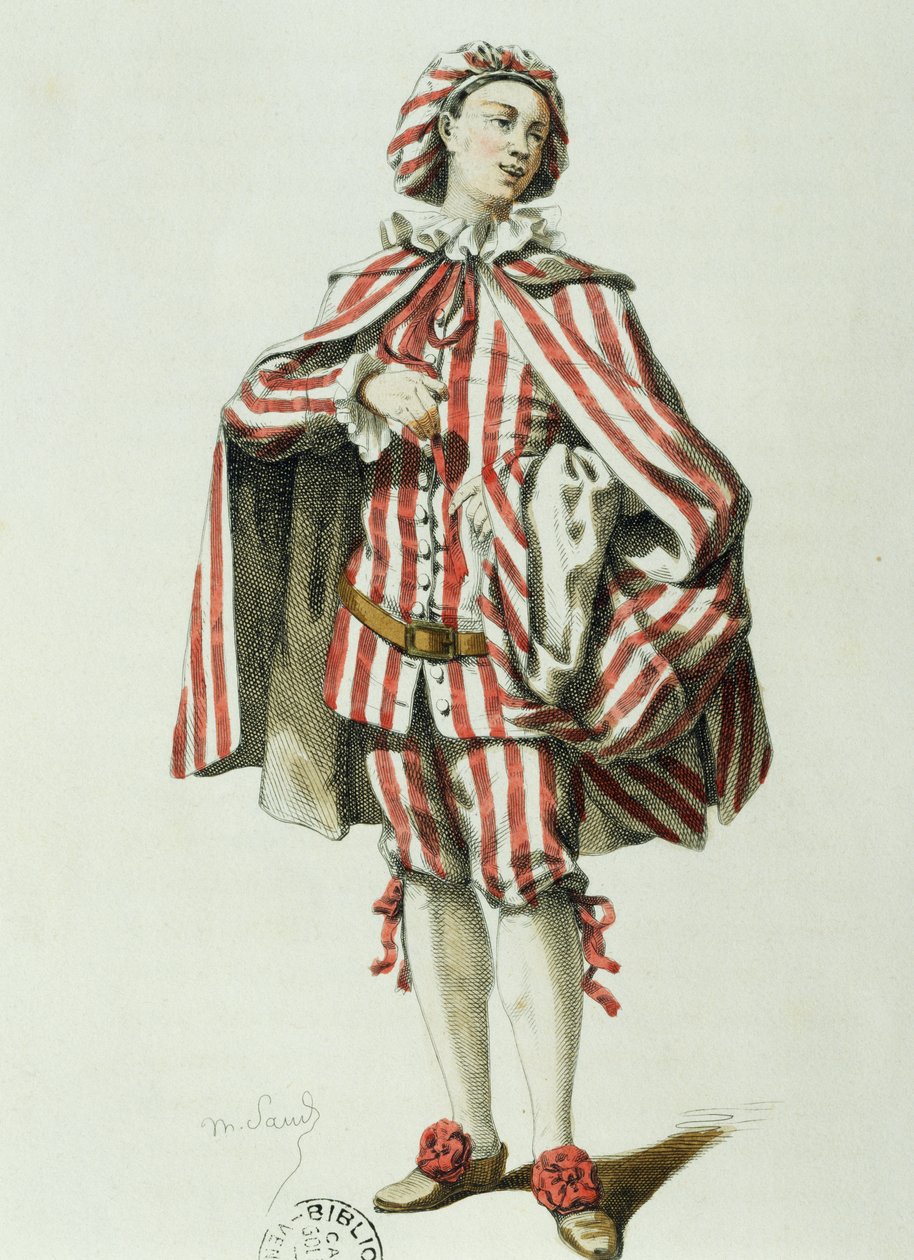 Mezzetino, av Maurice Sand (1823-1889) av Maurice Sand