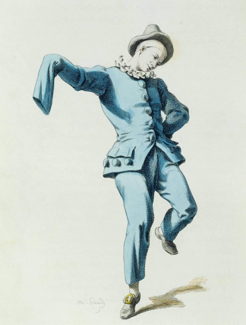 Peppe o Beppe Nappa i 1770, av Maurice Sand (1823-1889) av Maurice Sand