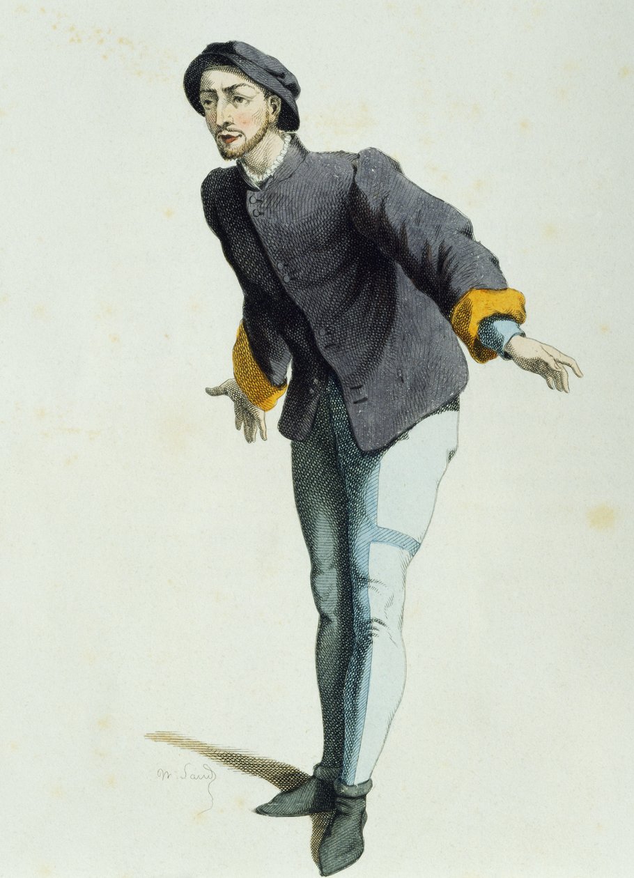 Ruzzante i 1525, av Maurice Sand (1823-1889) av Maurice Sand