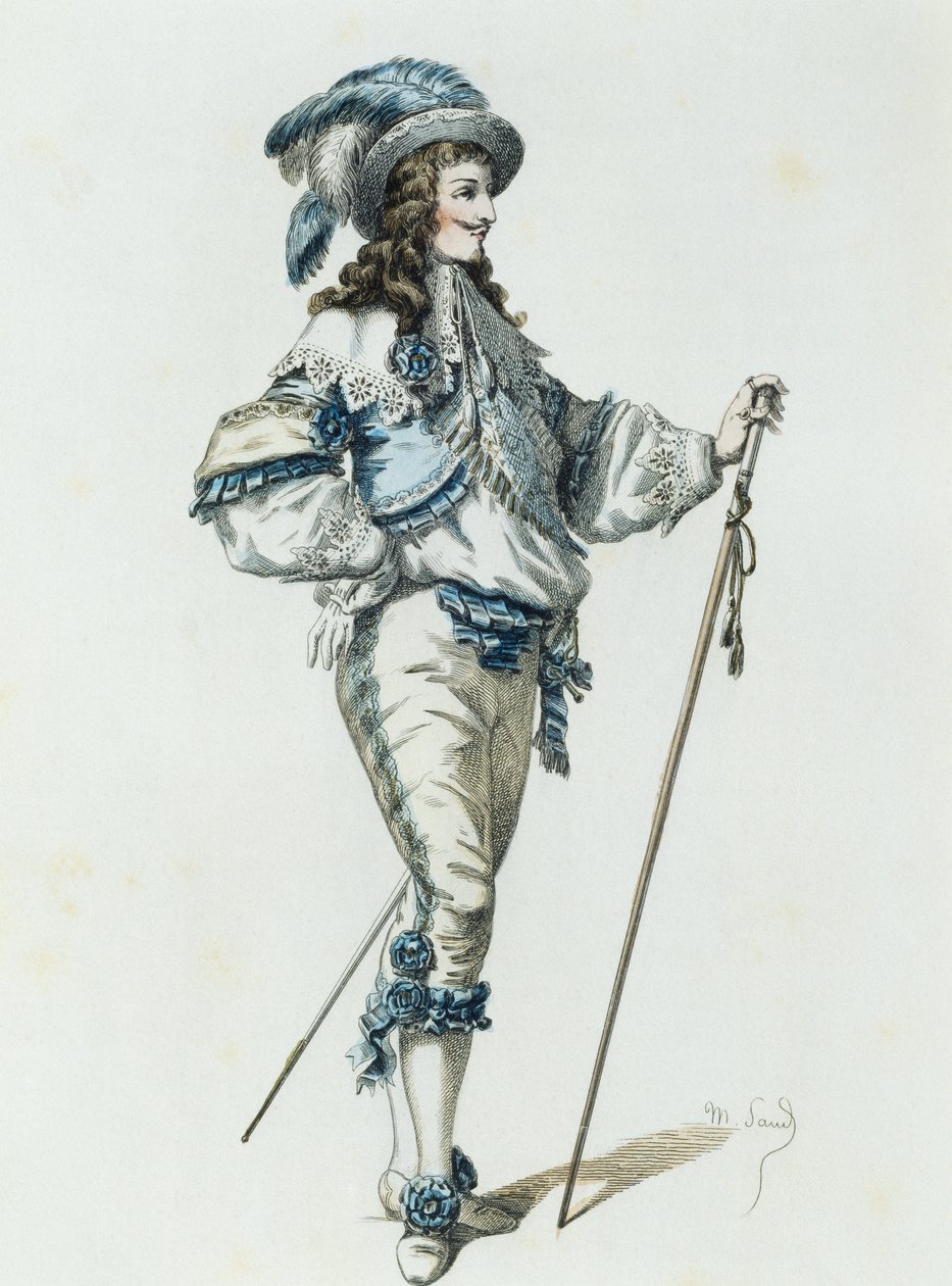 Young Lover, av Maurice Sand (1823-1889) av Maurice Sand