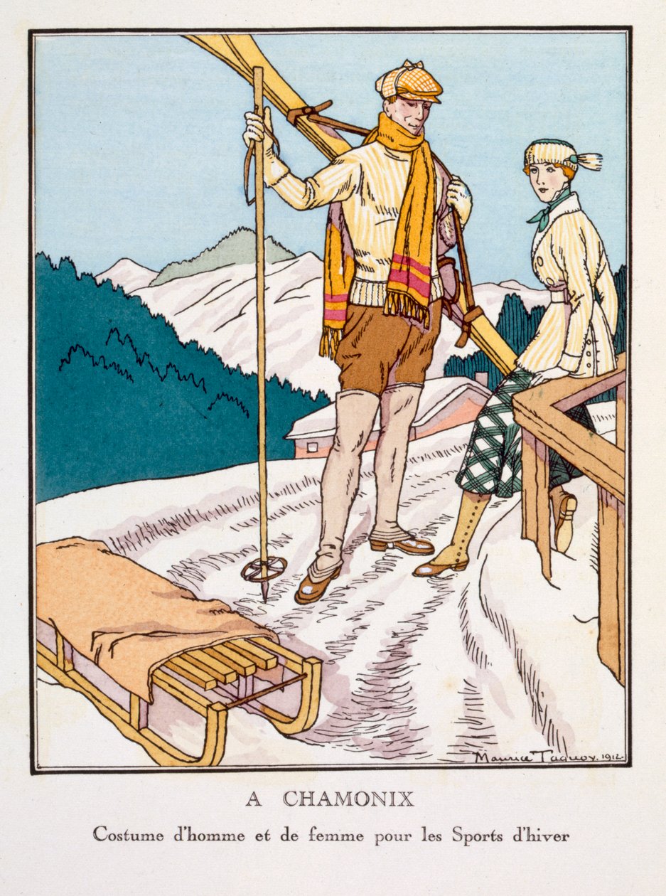 Hos Chamonix, plate II fra 