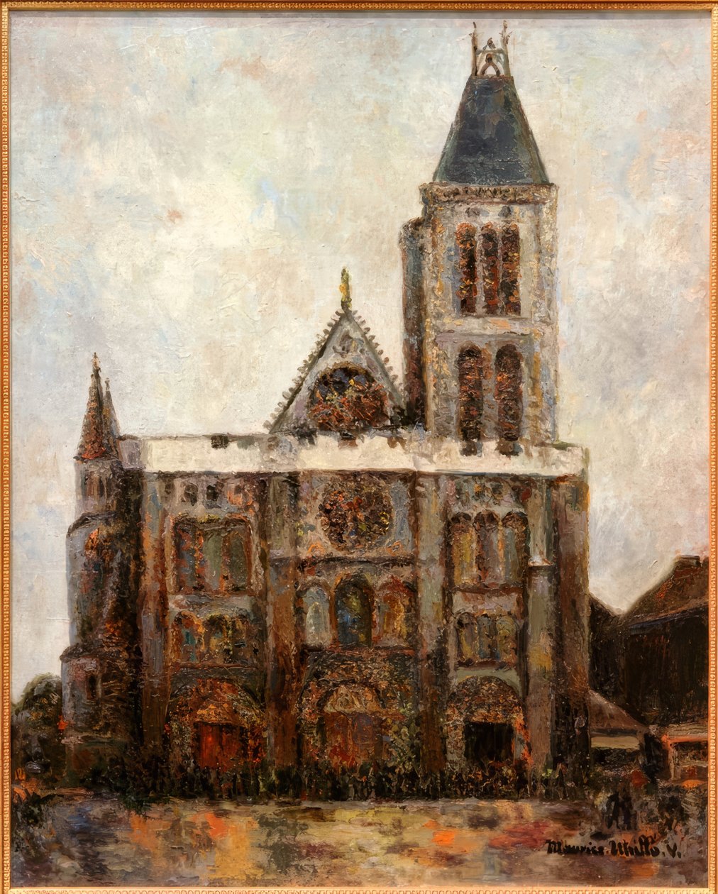 Basilikaen Saint-Denis av Maurice Utrillo