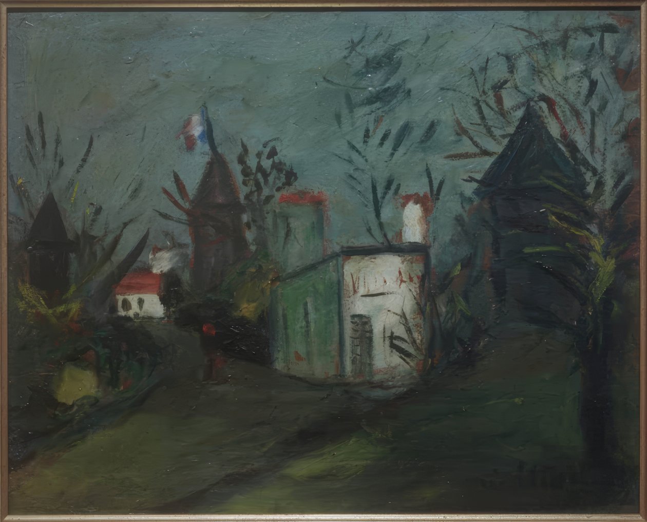 Utsikt over Montmartre av Maurice Utrillo