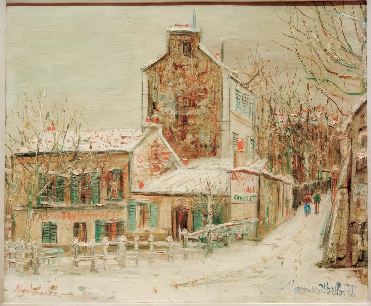 Cabaret Lapin Agile II av Maurice Utrillo