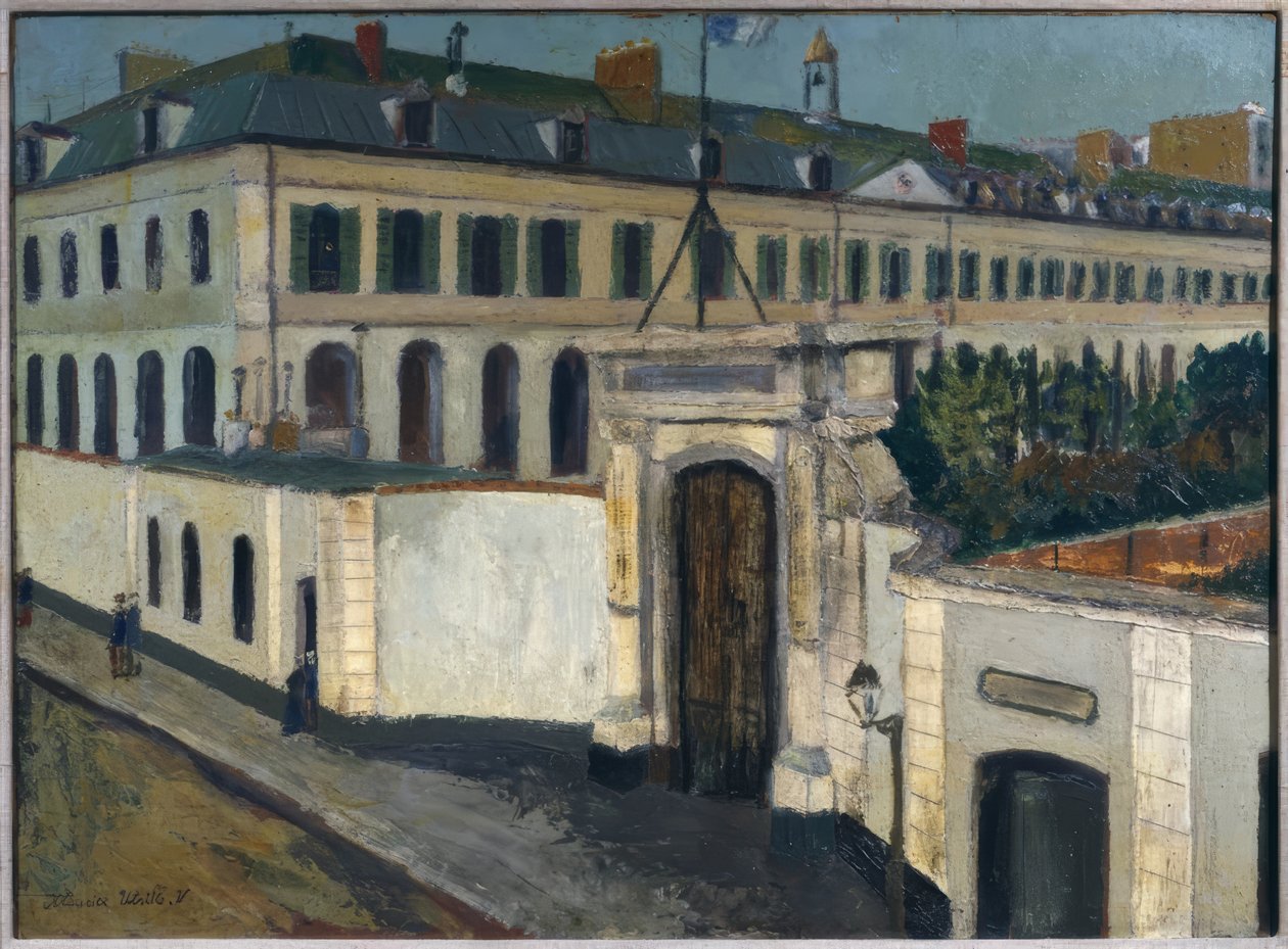 Saint-Martin militærsykehus av Maurice Utrillo