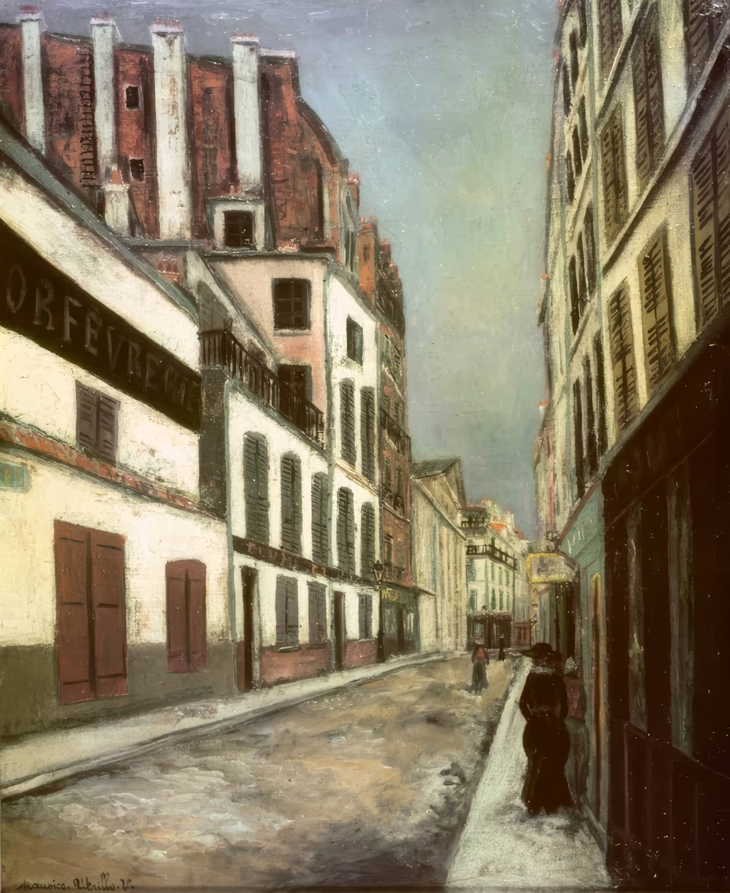 Gaten i Saint-Ouen av Maurice Utrillo