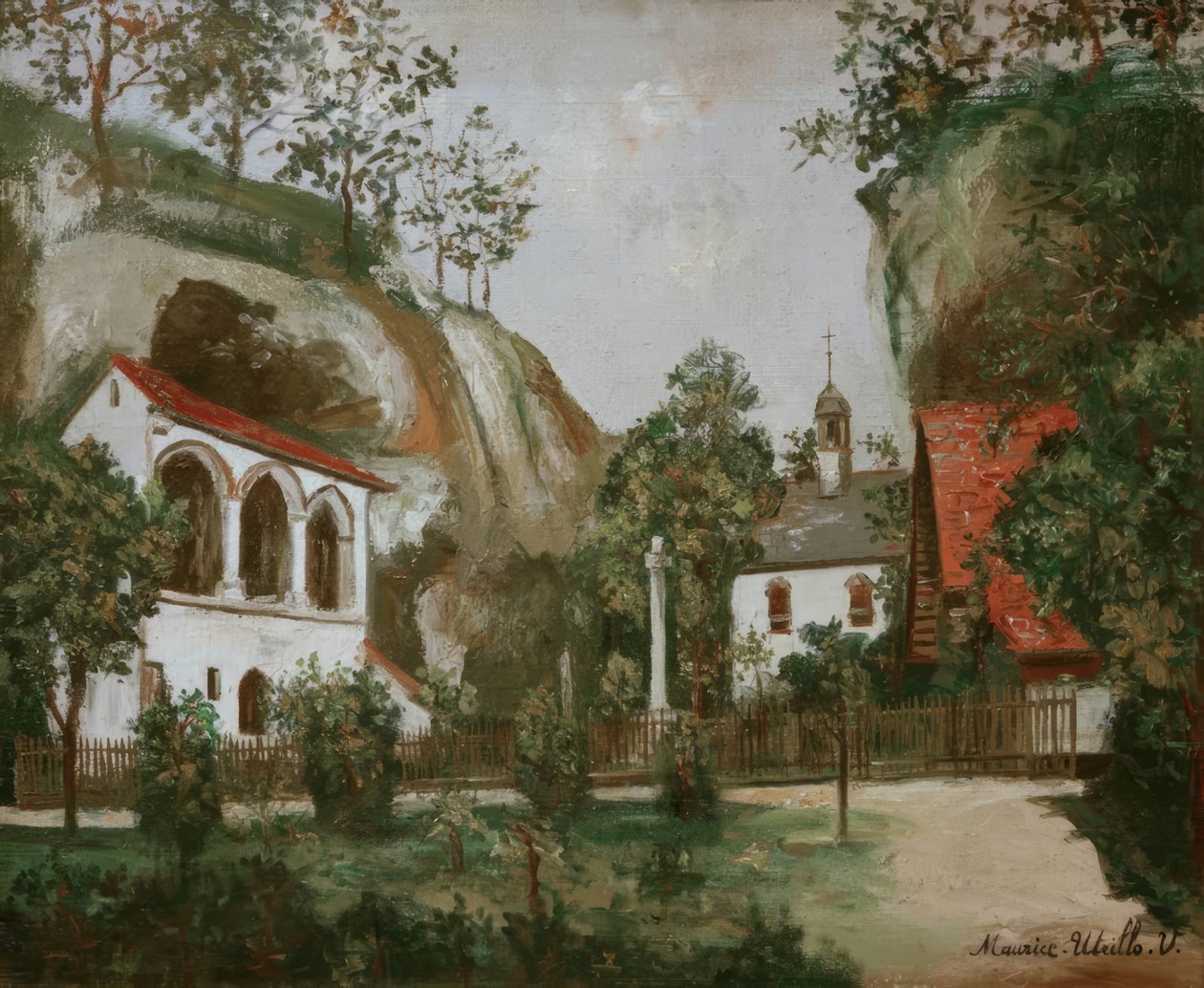 Eremitasjen i Solothurn av Maurice Utrillo