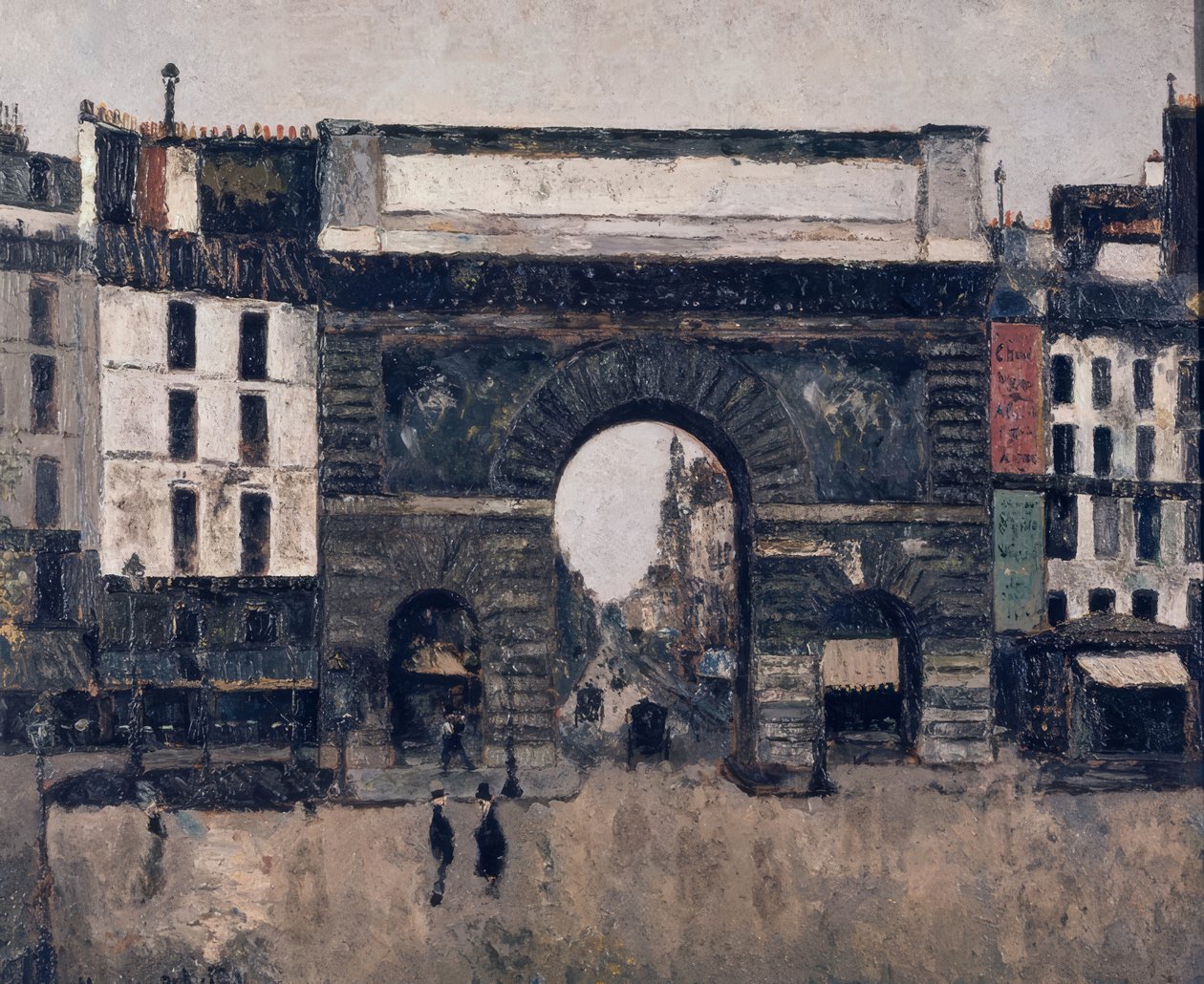 ST. MARTIN-PORTEN av Maurice Utrillo