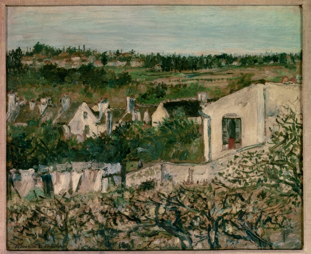 La Butte Pinson av Maurice Utrillo