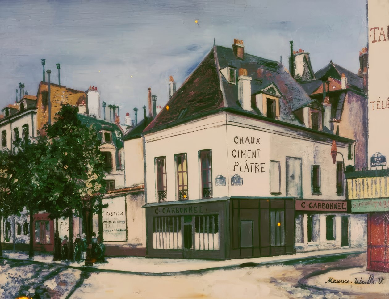 Carbonnel-huset, Quai de la Tournelle av Maurice Utrillo