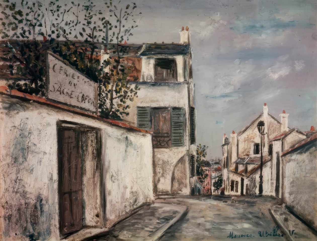 Mont-Cenis-gaten av Maurice Utrillo
