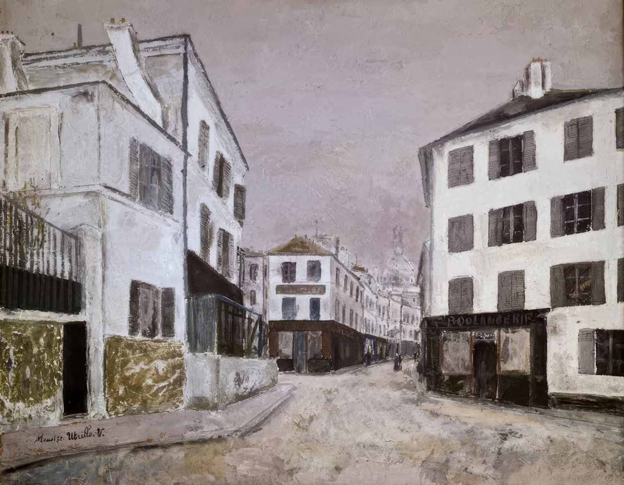 Norvins gate av Maurice Utrillo
