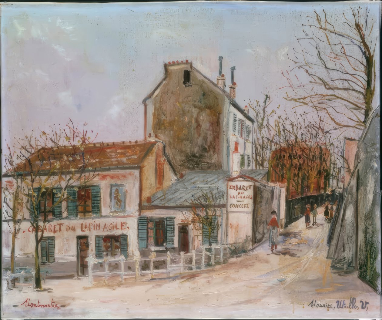 Lapin Agile av Maurice Utrillo