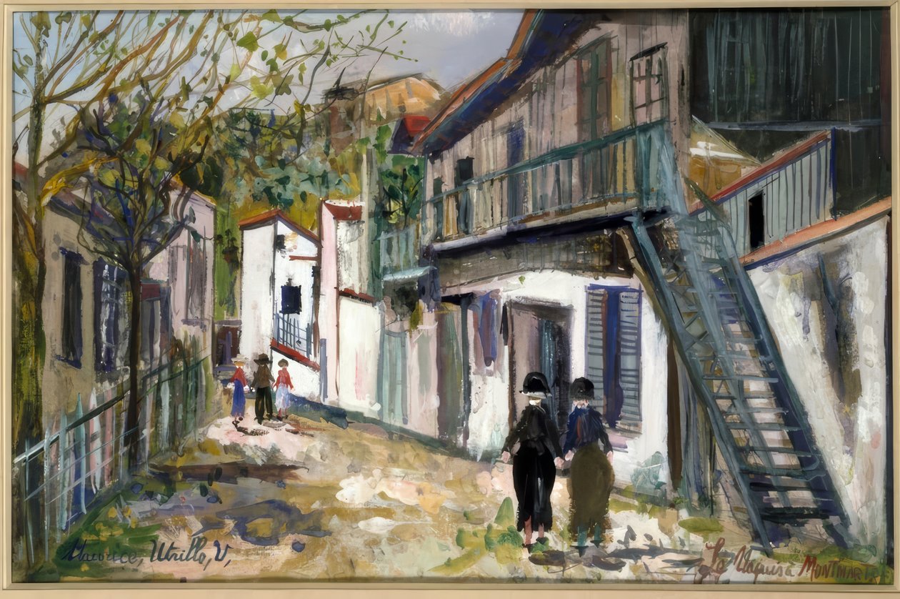 Maquis i Montmartre av Maurice Utrillo