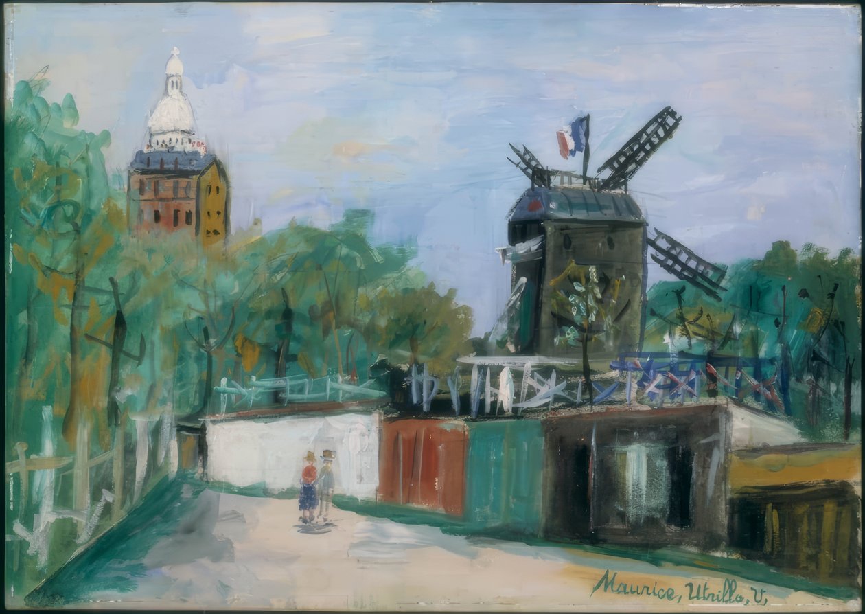 Moulin de la Galette av Maurice Utrillo