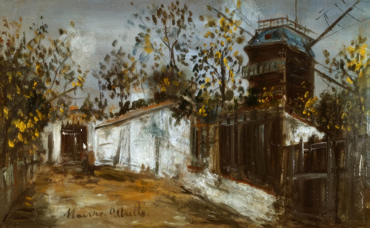 Moulin de la Galette av Maurice Utrillo