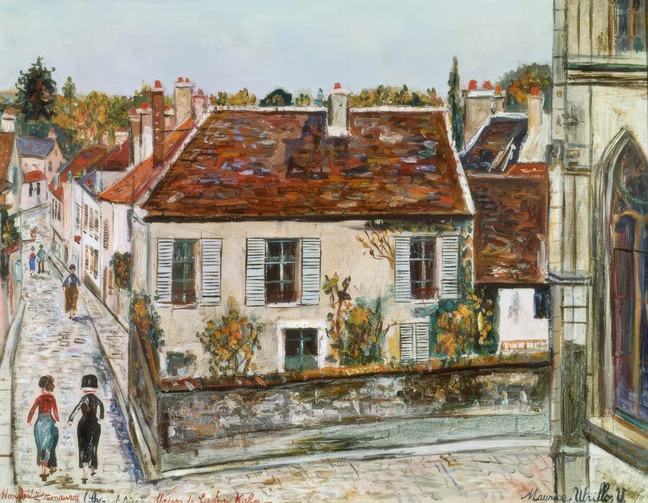 Montfort-L#39;Amaury, Gustave Kahns hus av Maurice Utrillo
