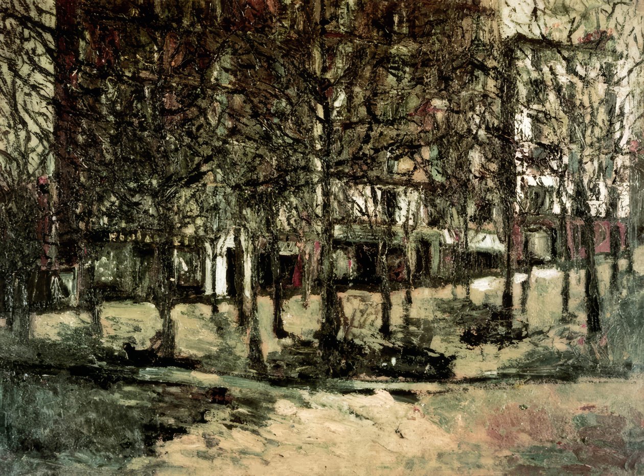 Montmartre-plassen av Maurice Utrillo