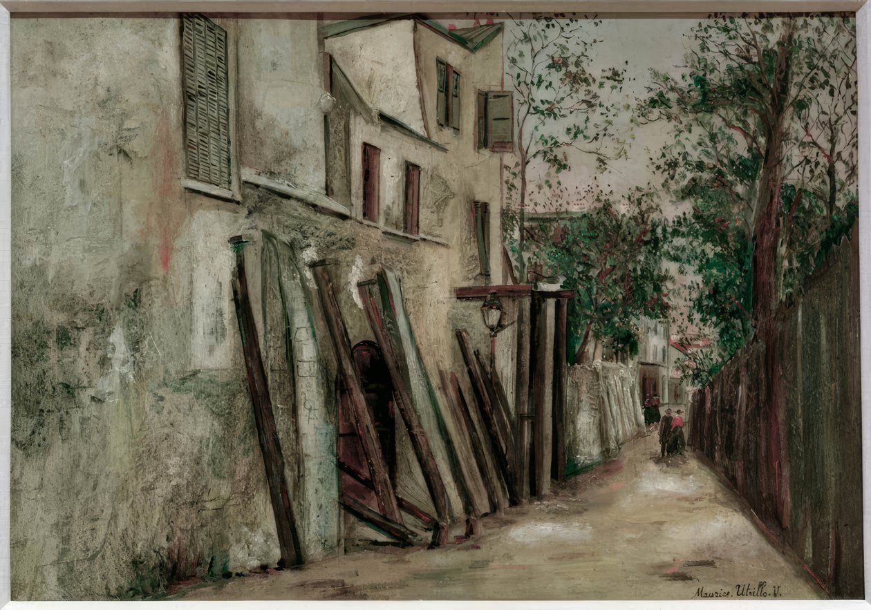 Saint-Vincent-gaten av Maurice Utrillo