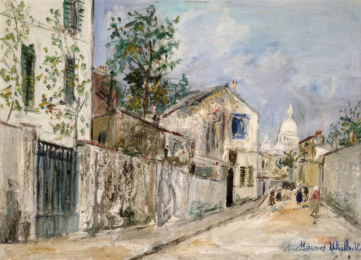 Watering Place Street av Maurice Utrillo