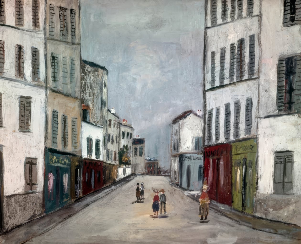 Rue du Mont-Cenis av Maurice Utrillo