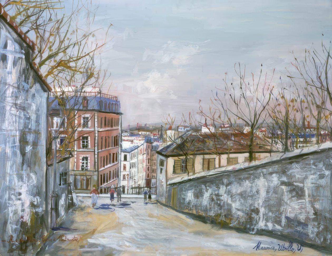Rue du Mont-Cenis av Maurice Utrillo