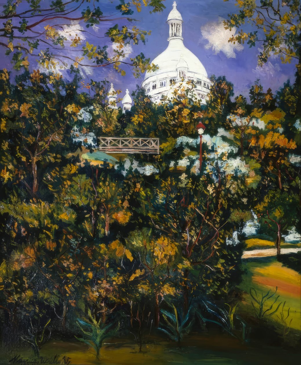 Det hellige hjerte av Montmartre av Maurice Utrillo