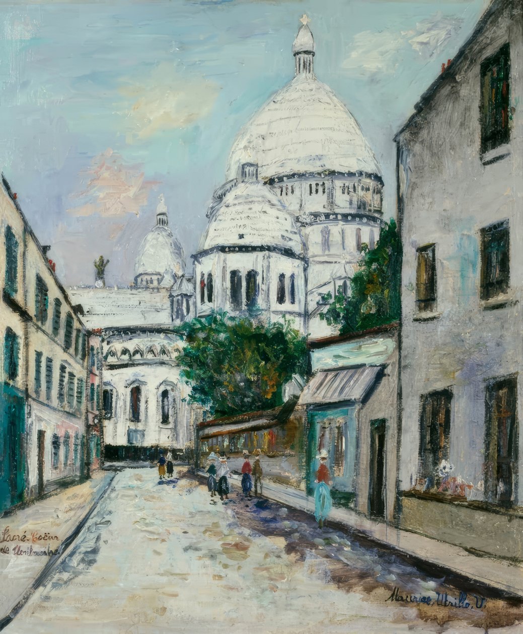 Det hellige hjerte av Montmartre av Maurice Utrillo