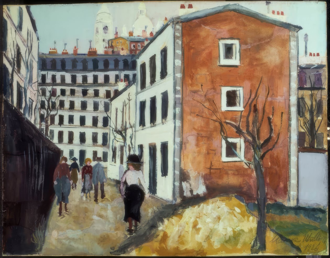 Gate i Montmartre av Maurice Utrillo