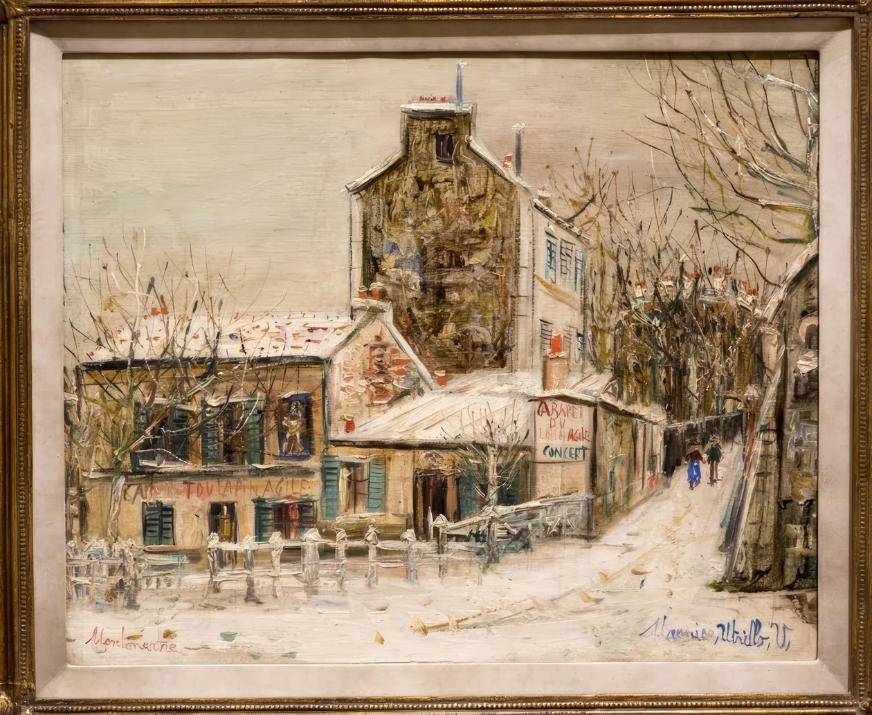 Den smidige kaninkabareten i Monmartre av Maurice Utrillo