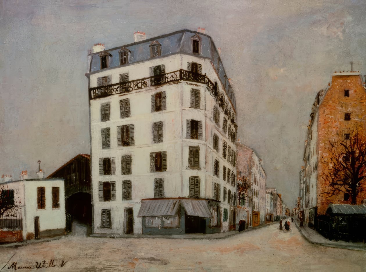 forstadshus av Maurice Utrillo