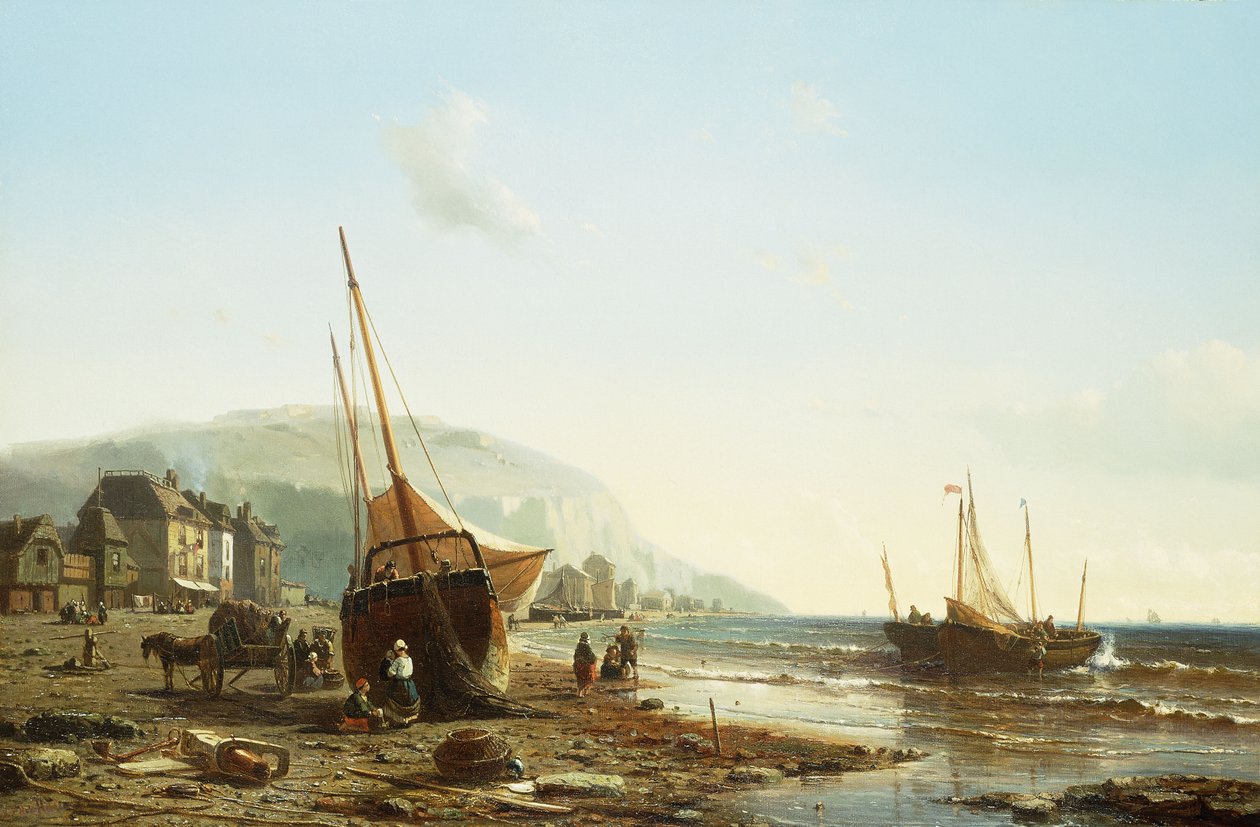 På Normandiekysten, av Mauritz Frederik Hendrik De Haas