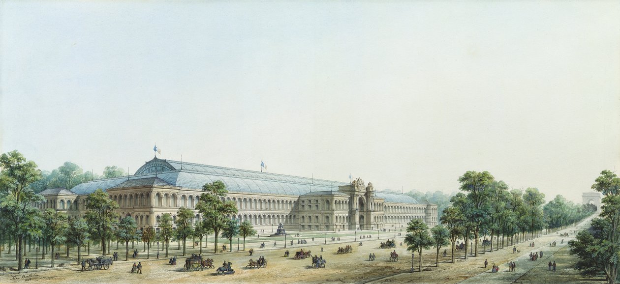 Perspektiv utsikt over Palais de l