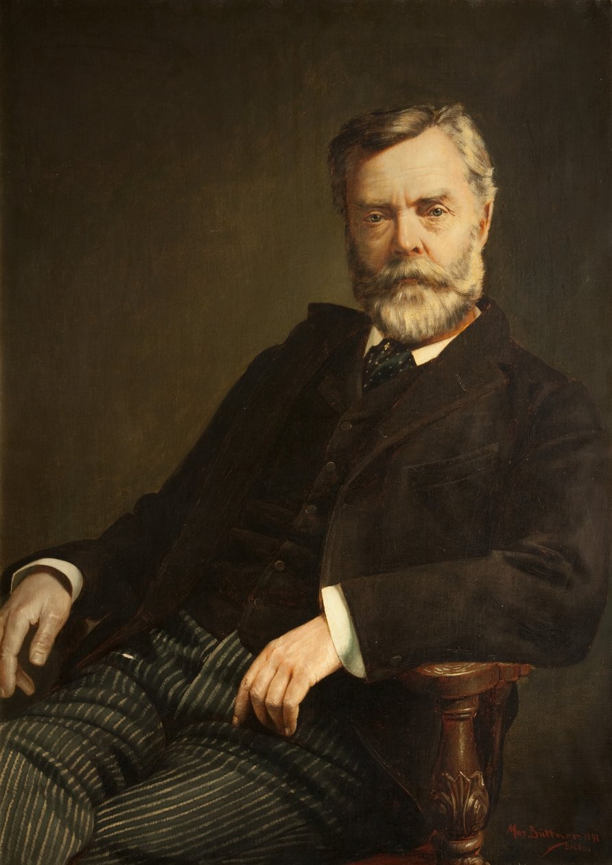Portrett av en lokal mann, 1891 av Max Büttner