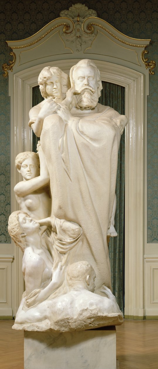 Dedikasjon til Brahms, 1909 (marmor) (se også 155043-49) av Max Klinger