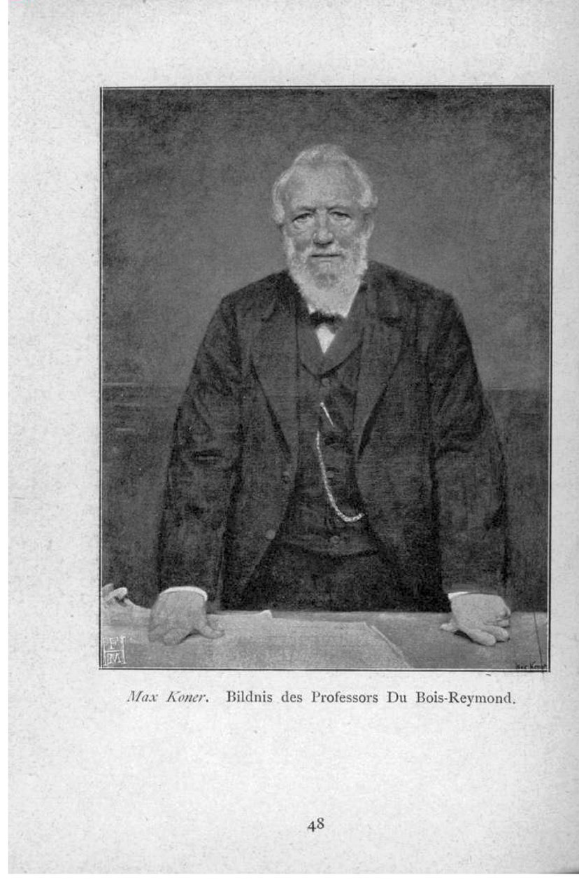 Bildnis des Professors Du Bois-Reymond av Max Koner
