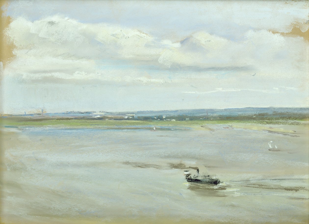 After the Rain, 1902 (pastell på papir) av Max Liebermann