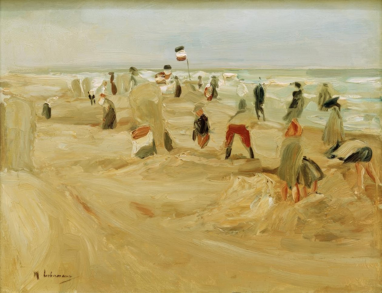 Am Strand von Noordwijk av Max Liebermann