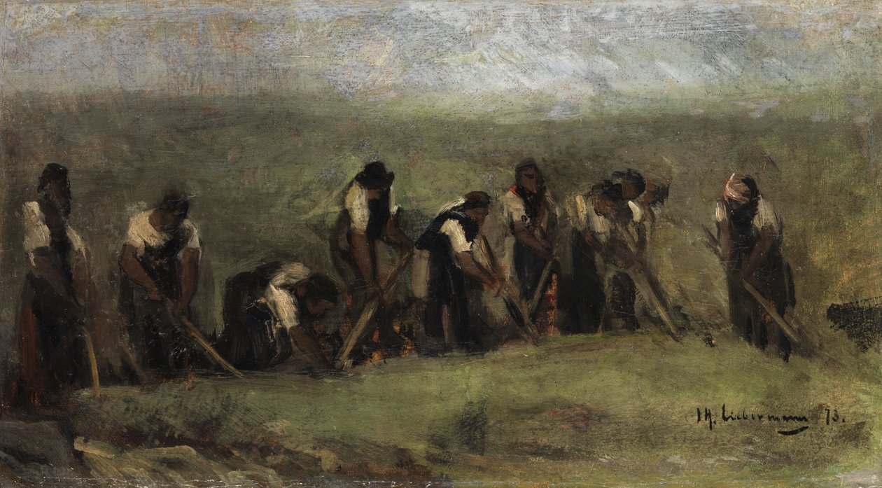 Arbeidere i betefeltet av Max Liebermann