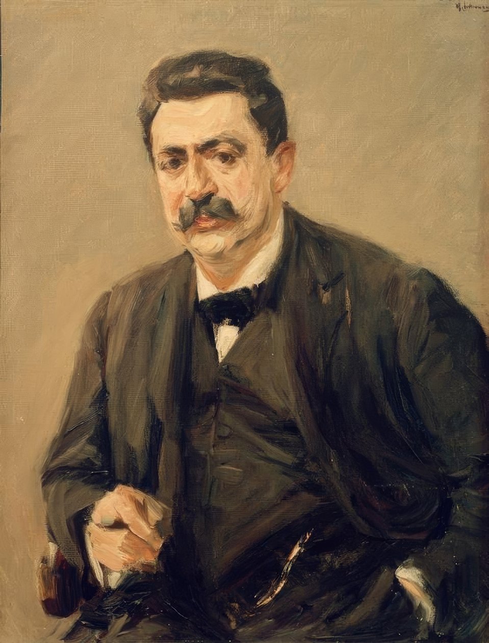Portrett av Dr. Julius Elias av Max Liebermann