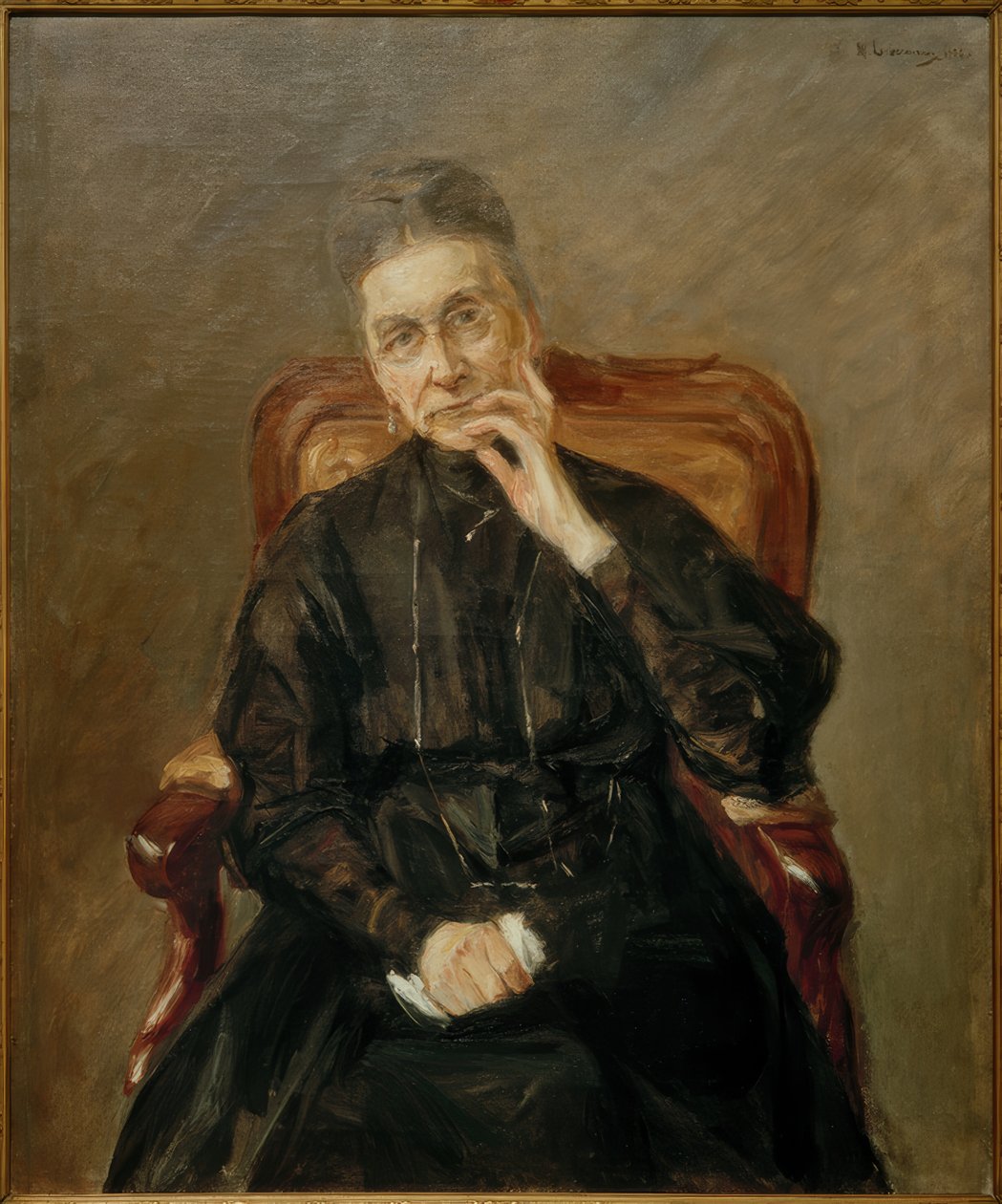 Portrett av Frau Kommerzienrat Bertha Biermann av Max Liebermann