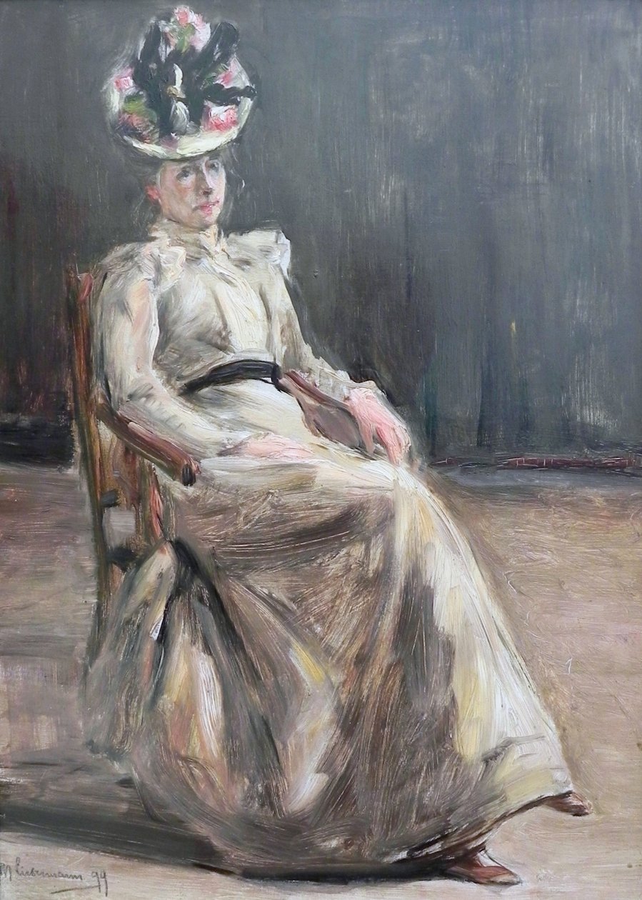 Portrett av en dame av Max Liebermann