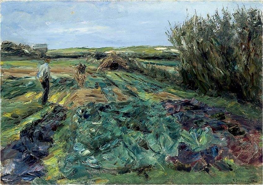 Kålfeltet av Max Liebermann