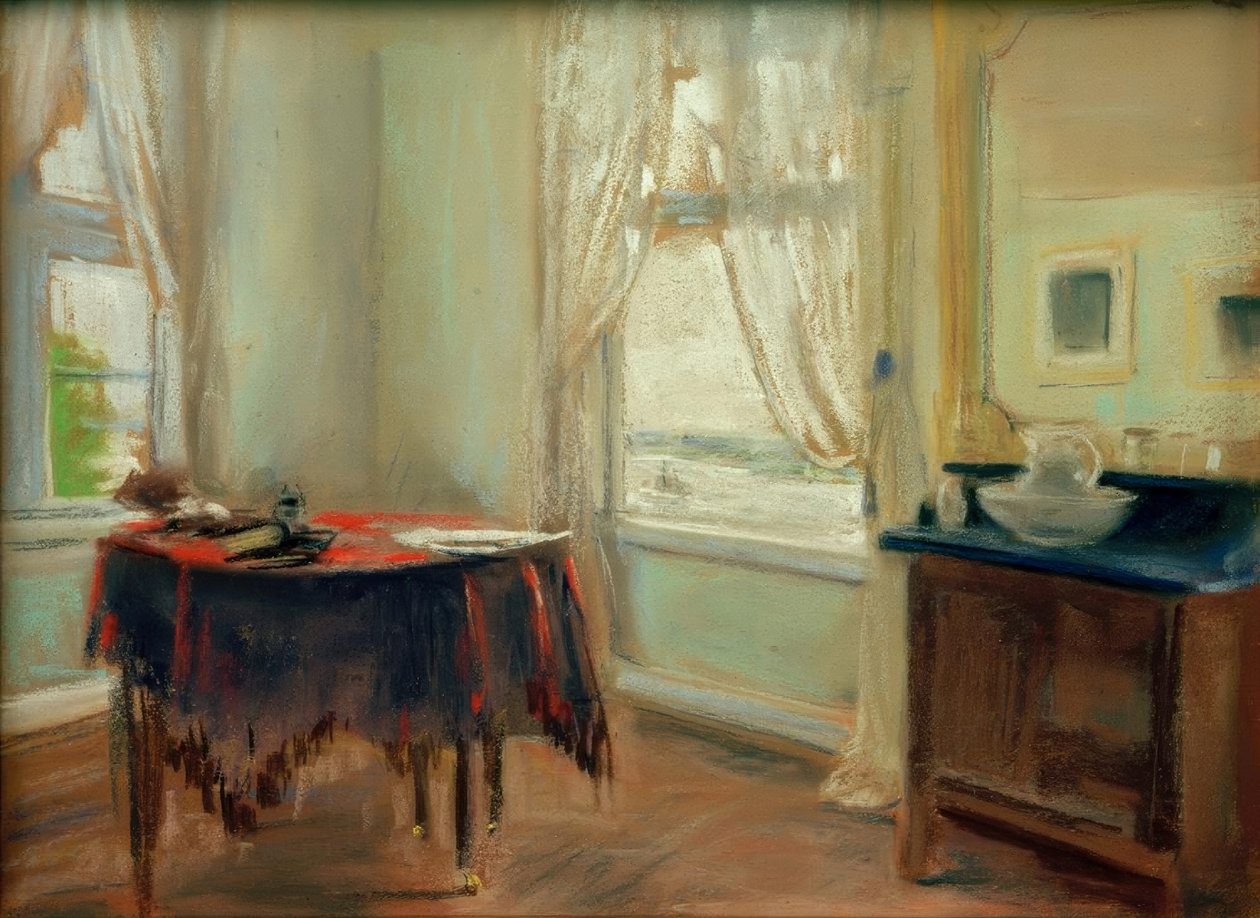 Kunstnerrommet hos Jacob i Nienstedten av Max Liebermann
