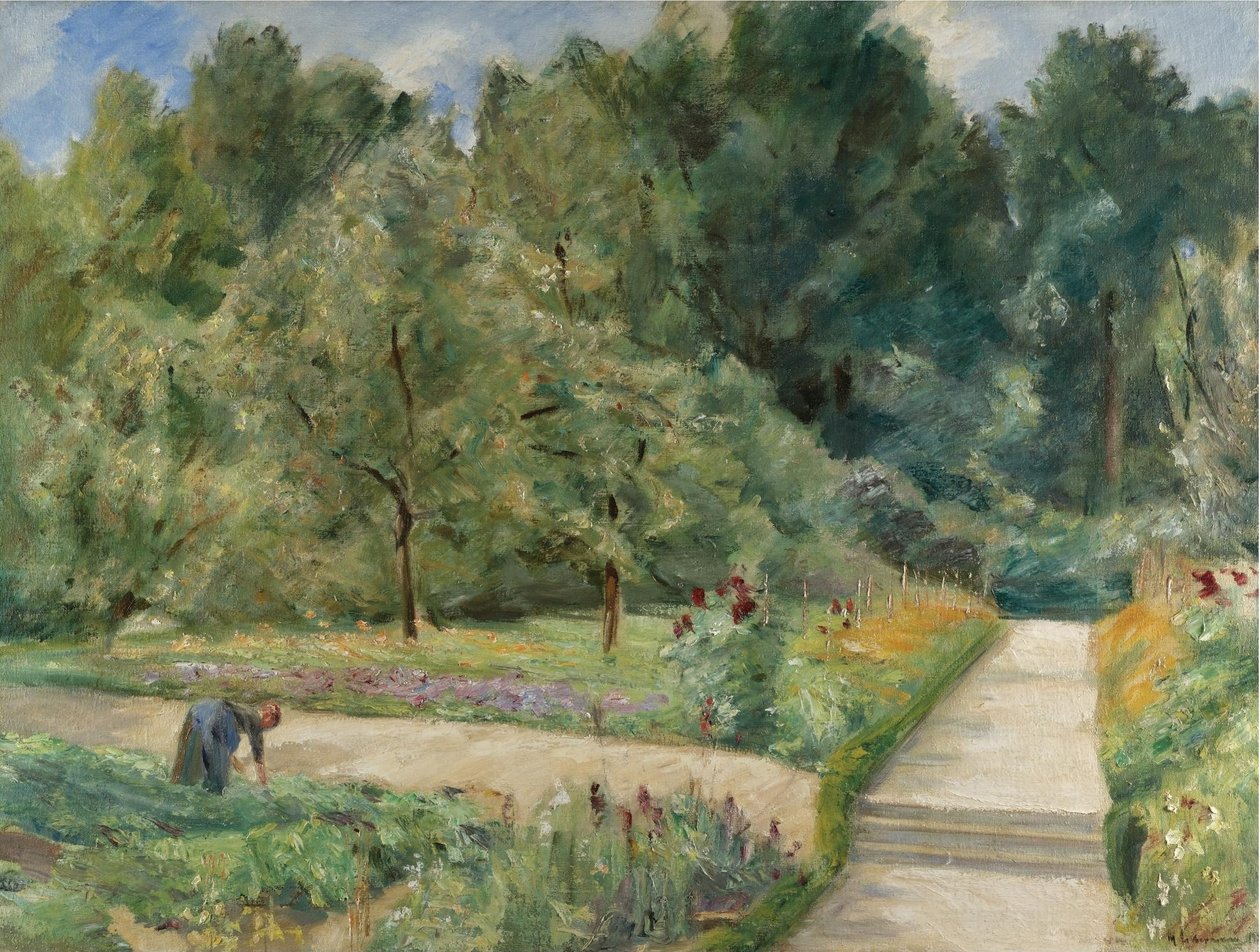 Kjøkkenhagen i Wannsee i vest av Max Liebermann